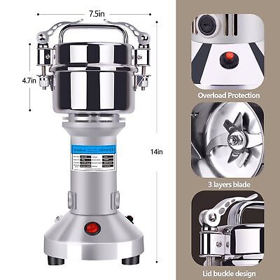 *New arrival❄️*



*High speed (25,000RPM) HIGH POWER (850W) 150g kitchen multifunction mill fine grinder (particle size ~ 60 mesh to 350 mesh or ~ 250micrometer to 44micrometer) now available e🫶👀*