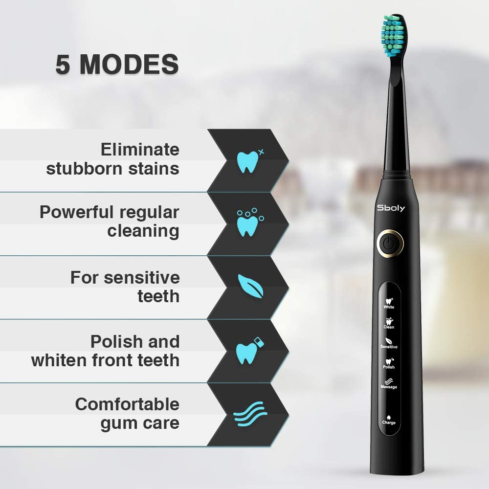*New arrival🪷🥶*



*Shuke sk-601 rechargable intelligent massage toothbrush with 5 brushing options and 4 brush heads now available in 3 colours 🥼*