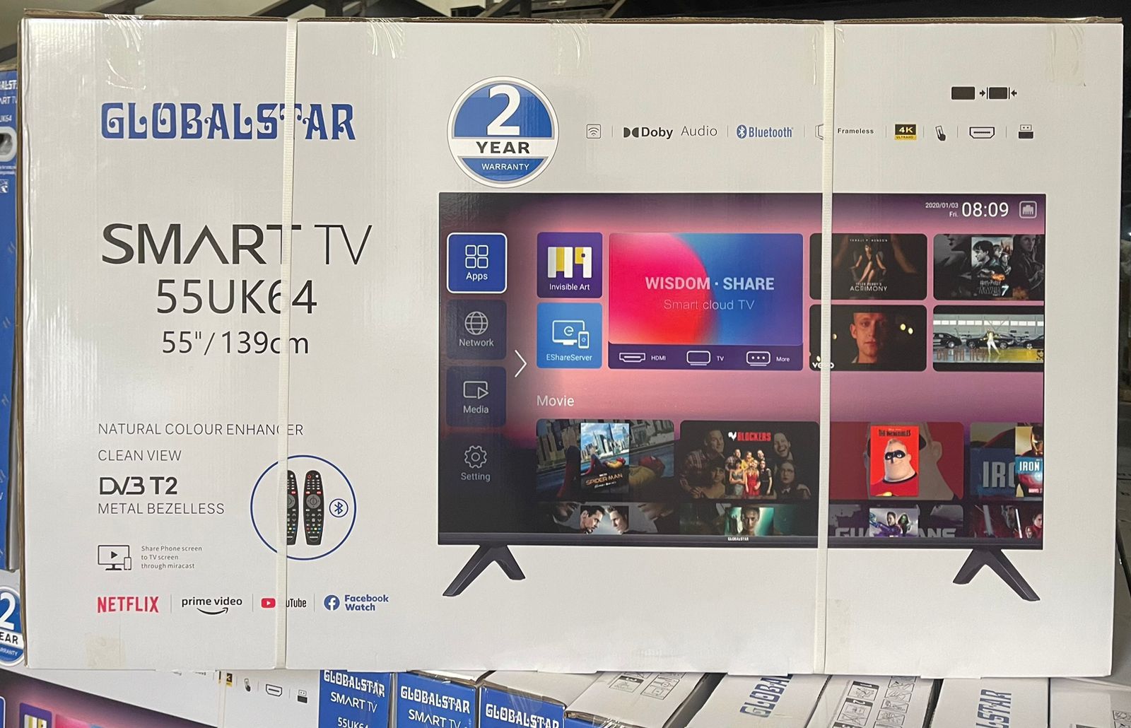BESTVQUALITY GLOBALSTAR TVyou are looking for an all-in one TV that saves power at the same time, then Globalsta Bluetooth enabled Smart TV is your BEST choice. It has High Definition (HD) vi