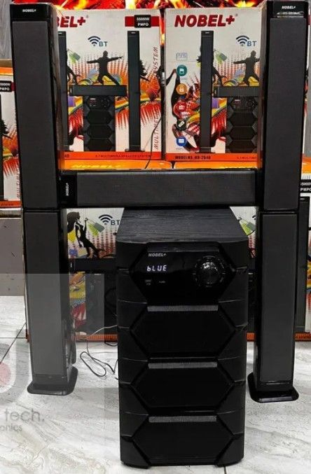 Nobel NB-2040 TALL BOY SPEAKER SYSTEM-BT HOMETHEARE-55,000W PMPO