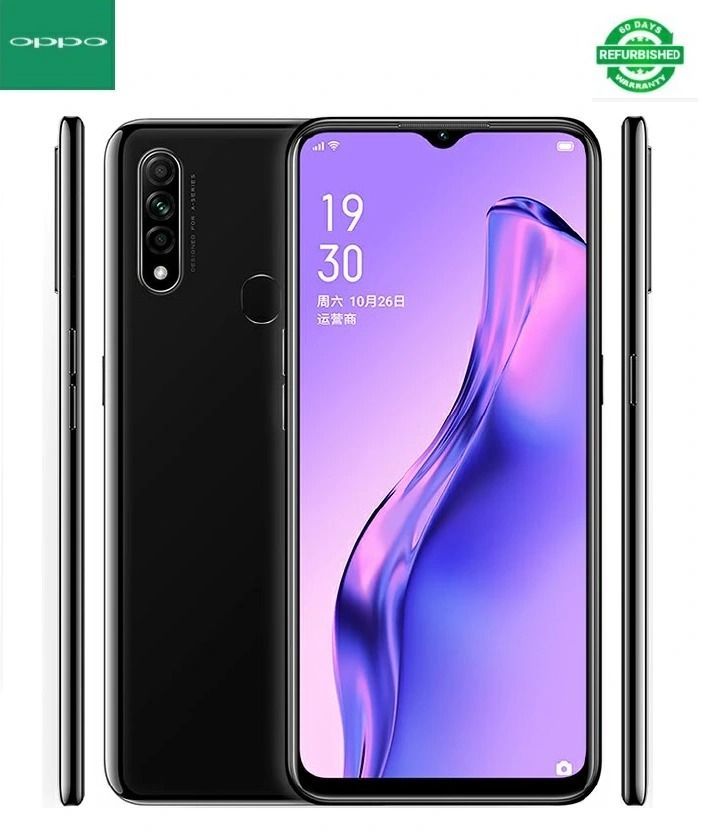 Refurbished OPPO A31 Smart Phone 4GB+128GB with fingerprint unlocked 6.5 inch 12MP 4230mAh dual SIM