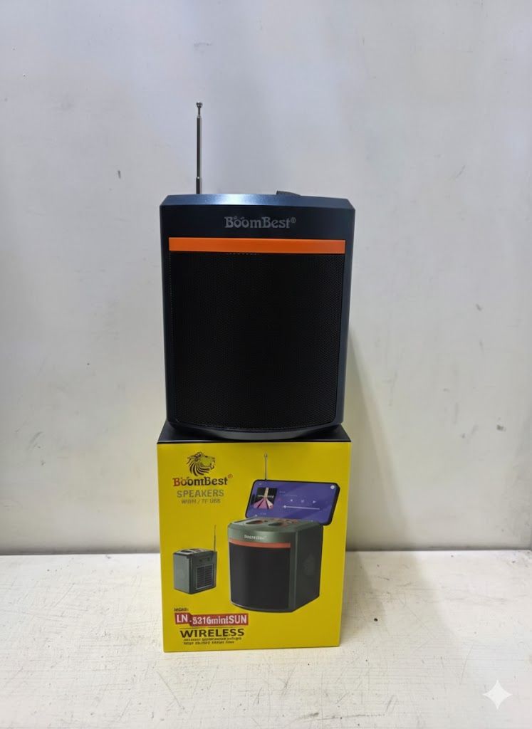 BOOMBEST LN-5316MINI SUN SOLAR WIRELESS BLUETOOTH SPEAKER WITH SUPER BASS & FM RADIO