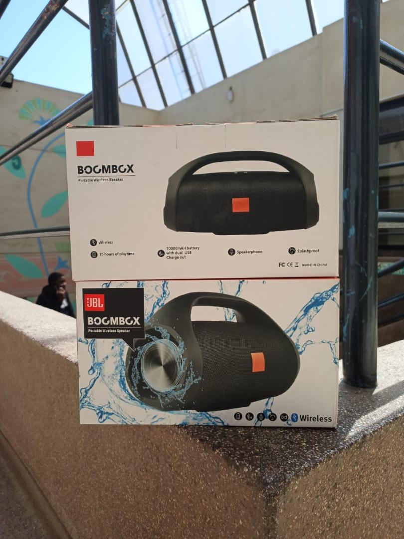 JBL Boombox  Black Portable Bluetooth Speaker with Massive Sound, Deepest Bass, IPX7 Waterproof, 24H Playtime, PartyBoost