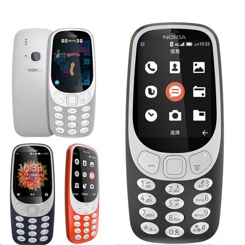 Nokia 3310 // 2.4 Inches Screen // Camera 2MP // Dual SIM Card // Colour (Dark Blue)