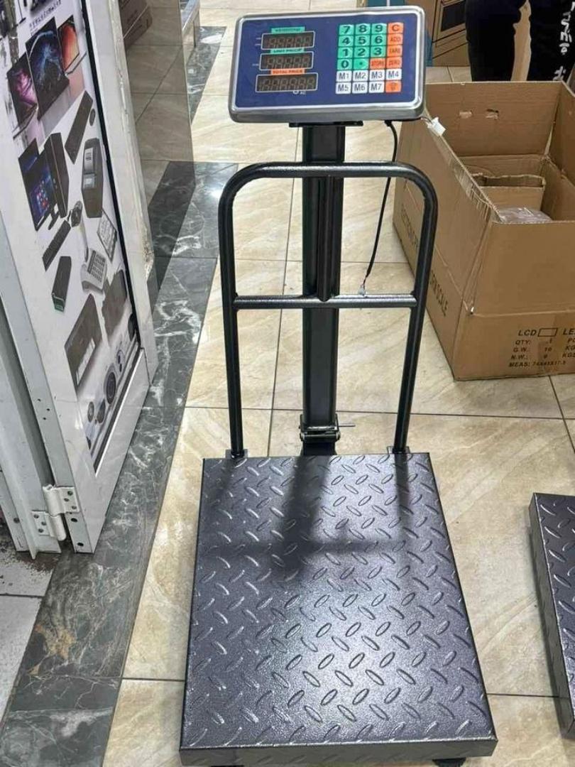 150 kg Electric Commercial Digital Weight Platform Scale with Guard Rail