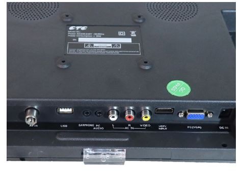 CTC 22 Inch (24FR22CT2) Digital TV Full HD Television Black 24FR22CT,With DC cable,USB, Contact Movie share, Enery saving, Tripple Protector, DVB-T2