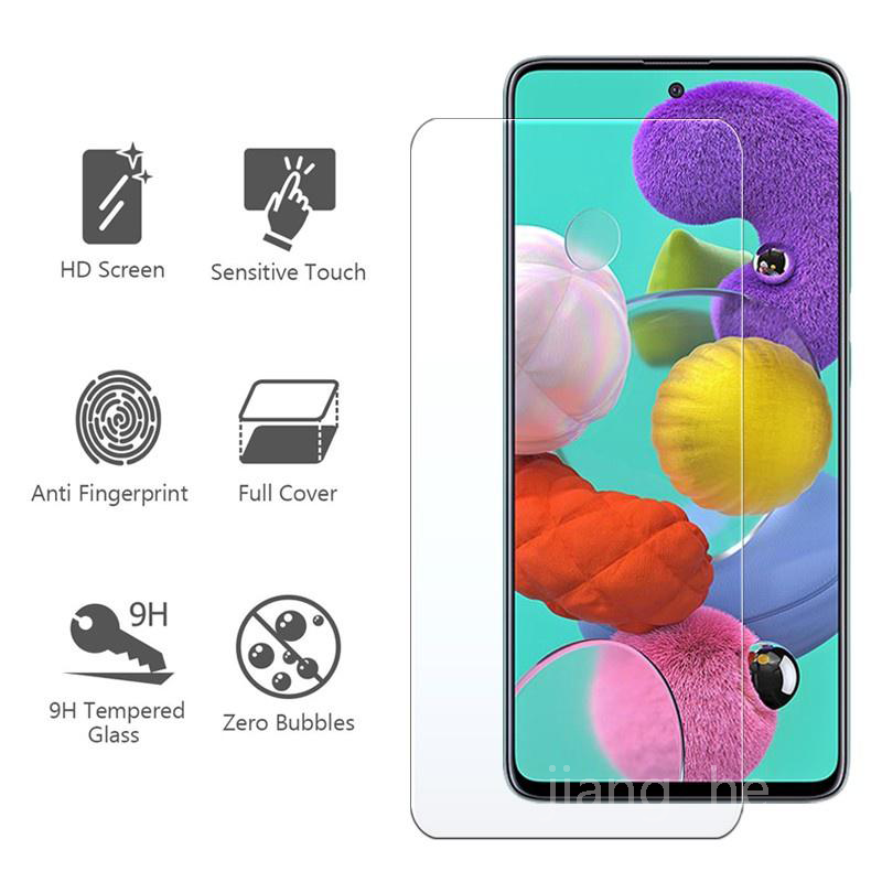 4in1 For  Realme  C61 anti-fall mobile phone case + tempered glass film + lens film+Back Film Cellphone
