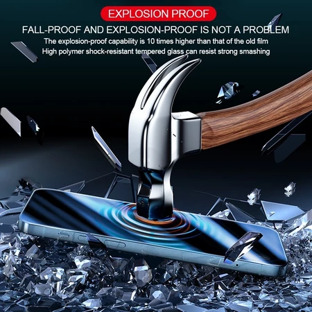 3 in1  Shockproof Phone Case For Tecno Spark 20/20c Full screen covered with tempered glass film+ lens film