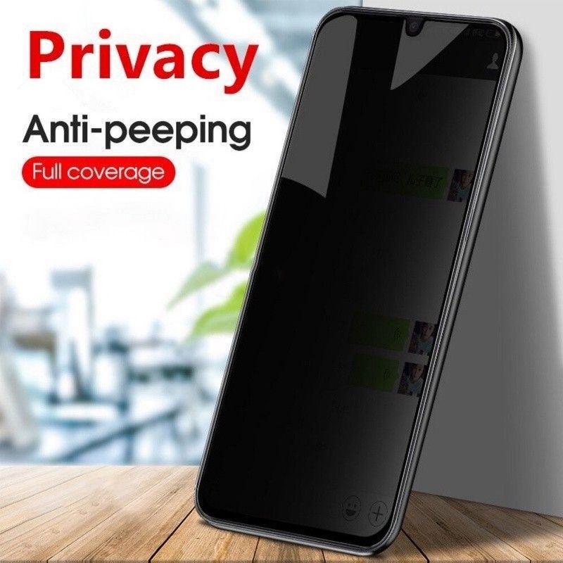 2 IN 1 For infinix Hot 50i  Anti-spy privacy Fully covered tempered glass screen protector + camera lens film
