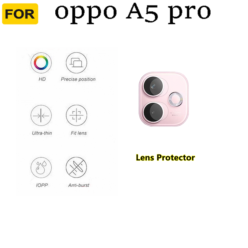 2 IN1 For oppo A5 Pro  5G Ceramic full cover screen protection film +  camera lens film