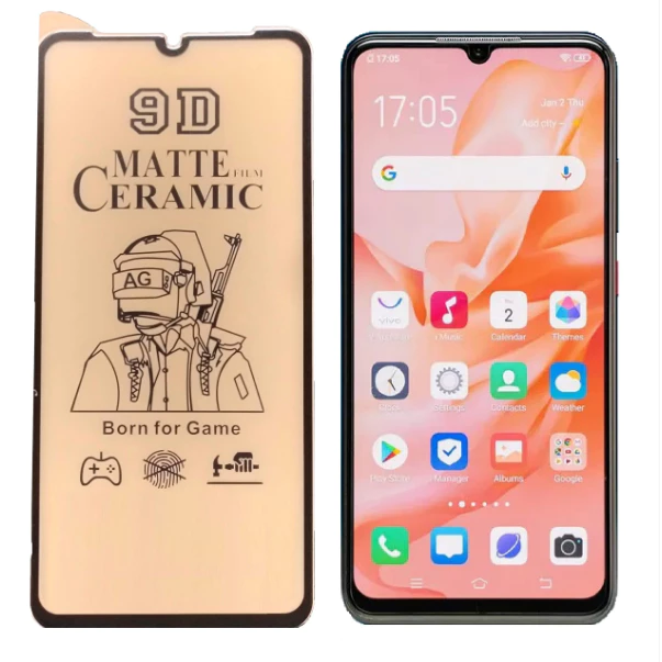 2 IN1 For oppo A5 pro 4G Ceramic full cover screen protection film +  camera lens film