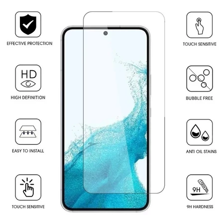 5 in1 For Infinix Smart 9   shockproof phone case + Magnetic wireless charging sticker + Full-coverage  high-definition tempered film glass screen protector + camera lens+ back film