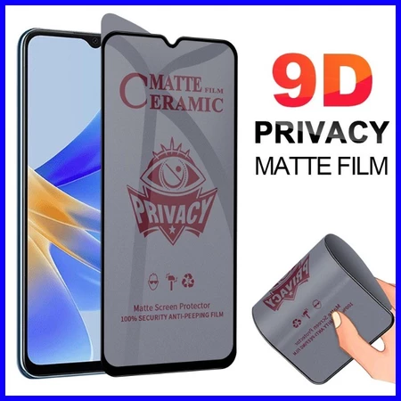3 in1  For Realme C51 C53 C55 C61 C63 C65 Note50  full cover screen ceramic Anti-Spy Privacy Ceramic film  protective   film+ Camera Lens film+Back film