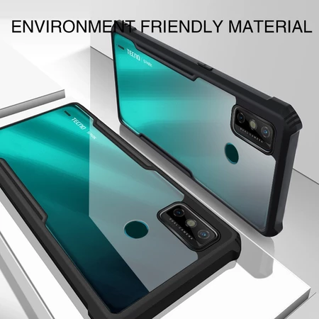 3 in 1 oppo A3X 4G  Shockproof Phone Case+ Anti-fingerprint privacy tempered glass + lens film