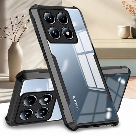 3 in 1 oppo A3X 4G  Shockproof Phone Case+ Anti-fingerprint privacy tempered glass + lens film