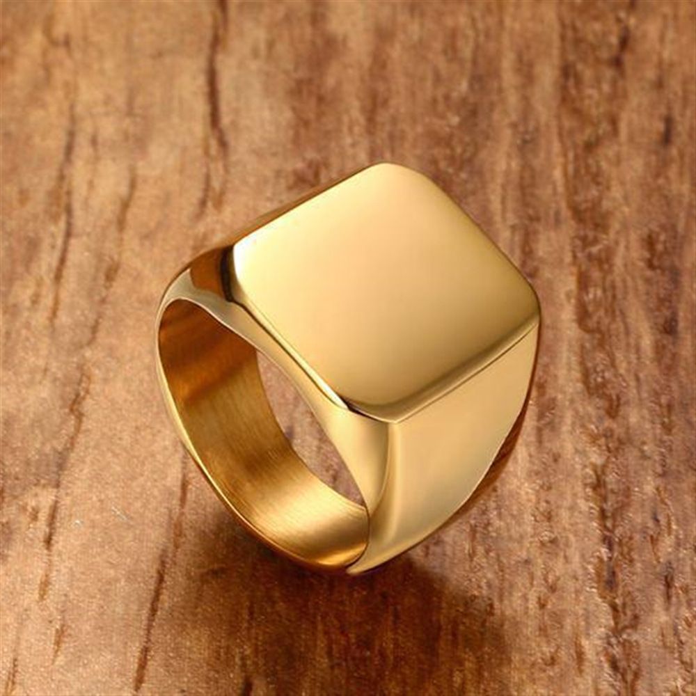 1pcs Hot Fashion Natural Black Big Rings Women Men Glossy Face Finger Ring for Women Men Jewelry Dropshipping A-950