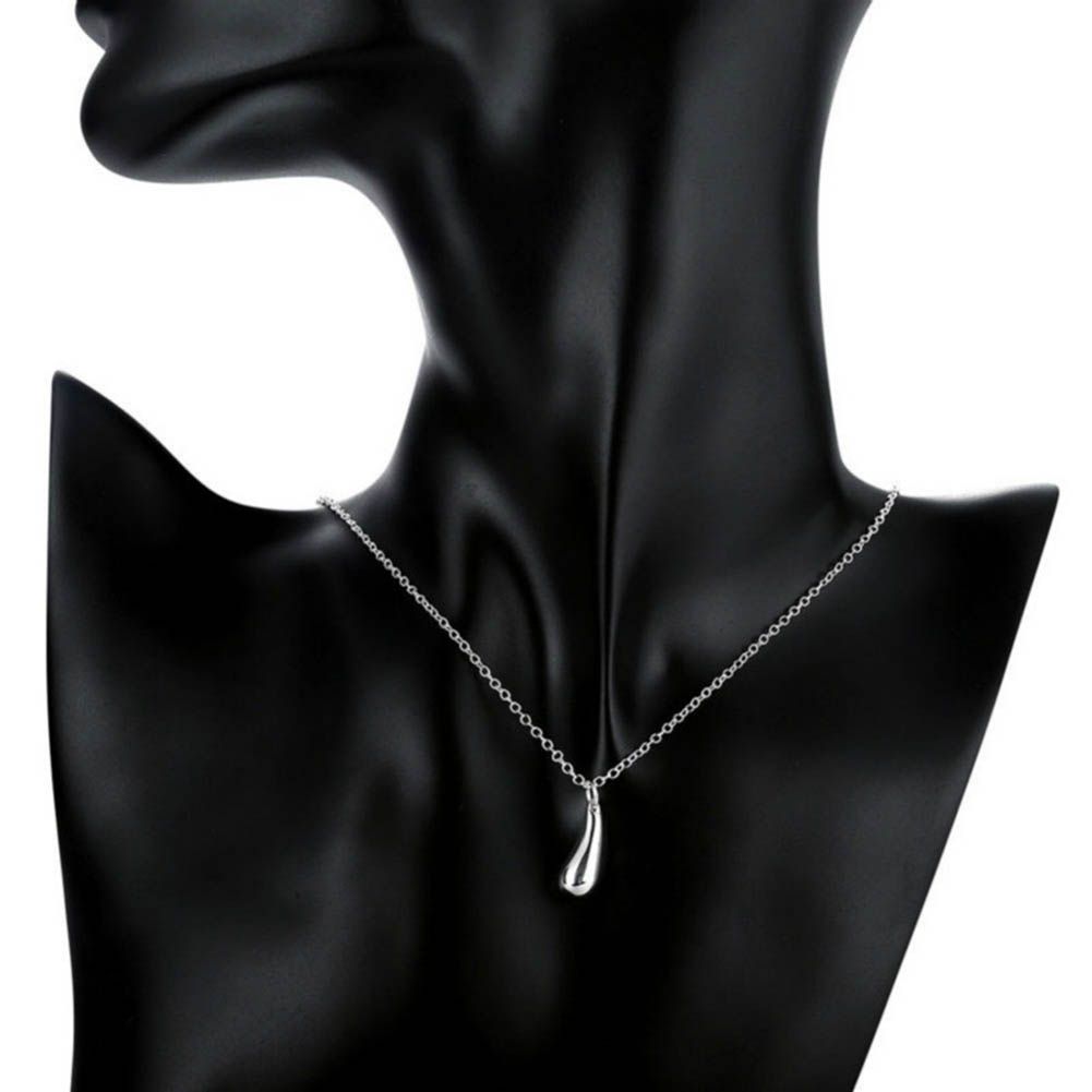 925 silver plated jewelry set bracelet necklace rings Oval Drop Earring SHT-103