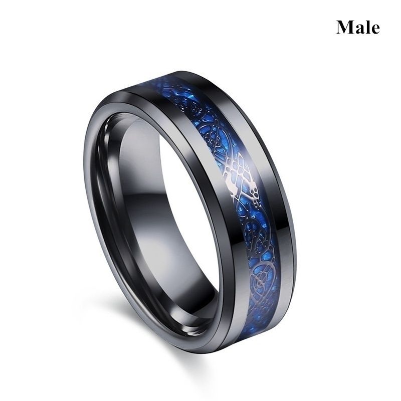 Popular Couple Romantic Couple Ring Fashion Jewelry Anniversary Wedding Black Heart Cubic Zirconia Ring Set Lover Gift A-1472
