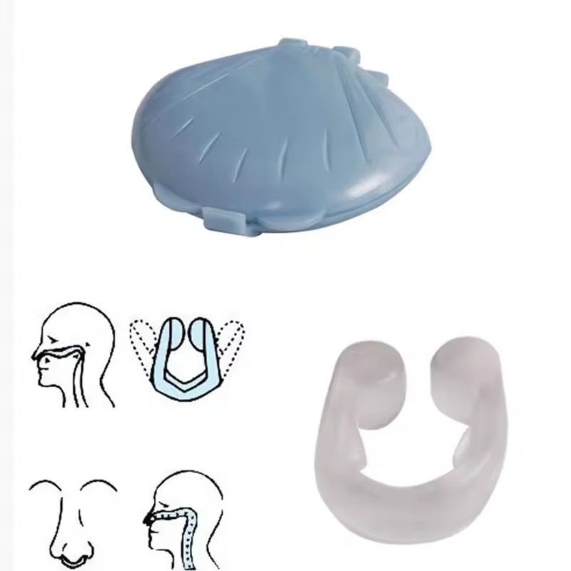 Silicone Magnetic Anti Snore Stop Snoring Nose Clip Sleep Tray Sleeping Aid Apnea Guard Device For Adult Mini-Snore Stopper B2-126