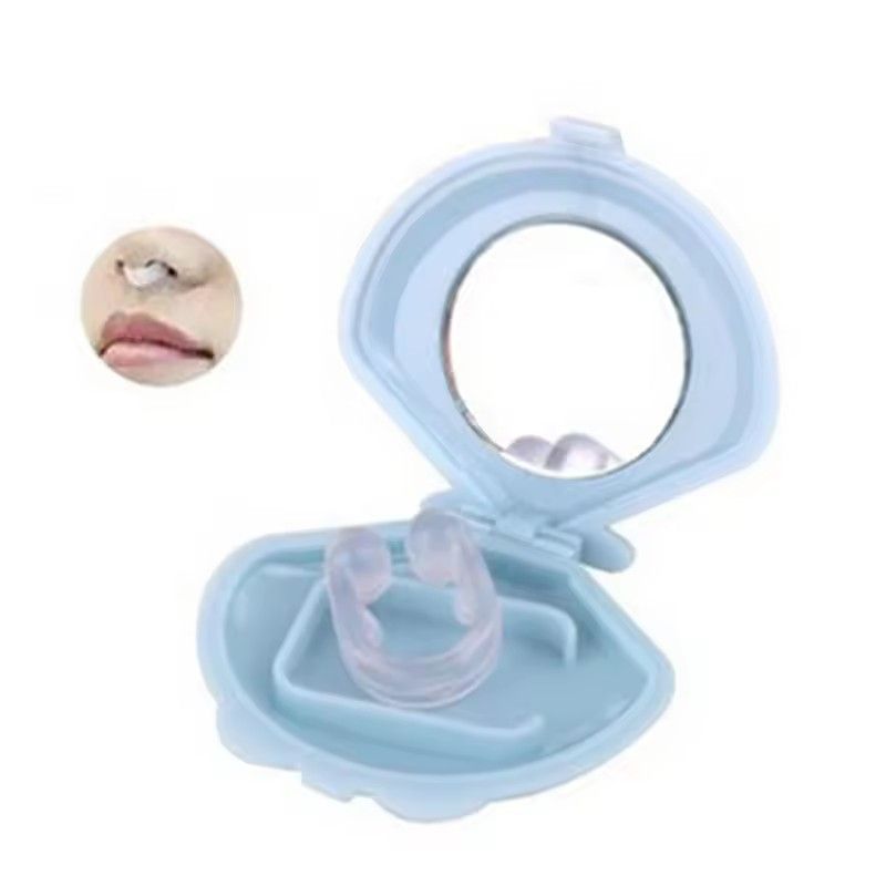 Silicone Magnetic Anti Snore Stop Snoring Nose Clip Sleep Tray Sleeping Aid Apnea Guard Device For Adult Mini-Snore Stopper B2-126