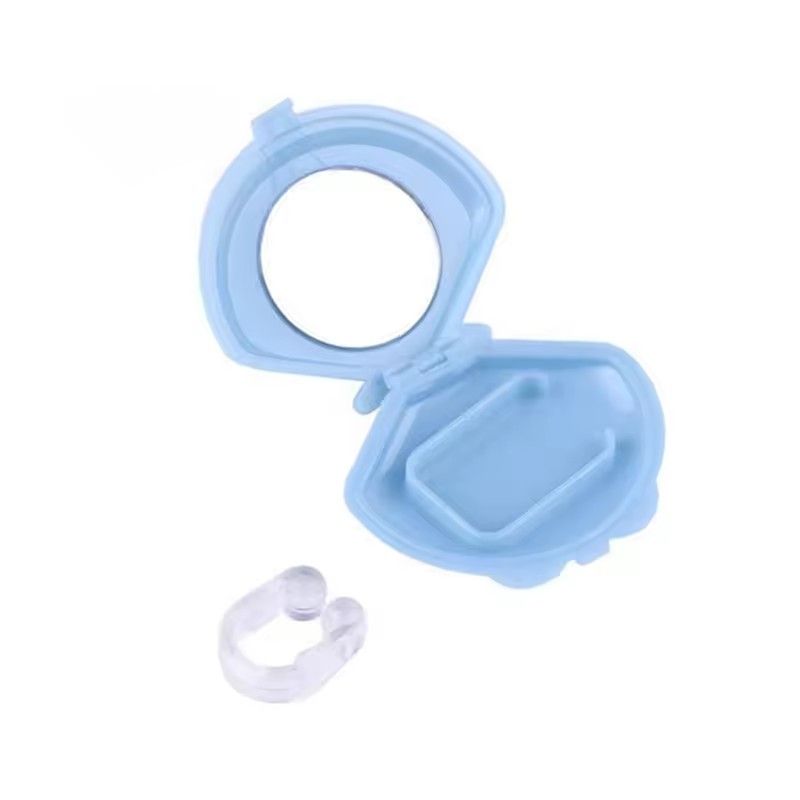 Silicone Magnetic Anti Snore Stop Snoring Nose Clip Sleep Tray Sleeping Aid Apnea Guard Device For Adult Mini-Snore Stopper B2-126
