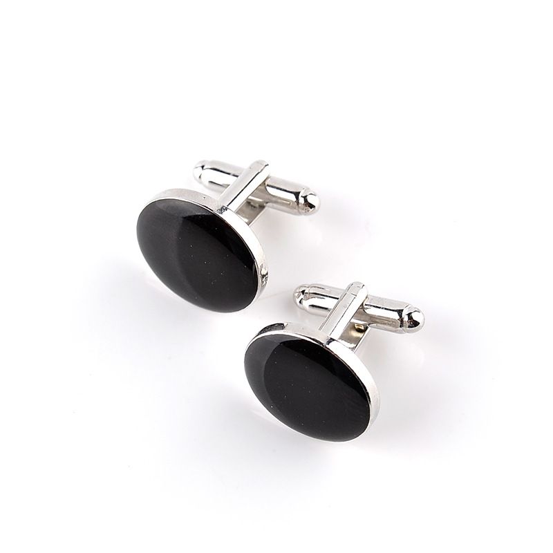 High Quality Blank Mens Cufflinks French Style Shirt Gold Plated Simple Cuffs Buttons Copper Metal Gemelos Male Jewelry Accessor A-1938