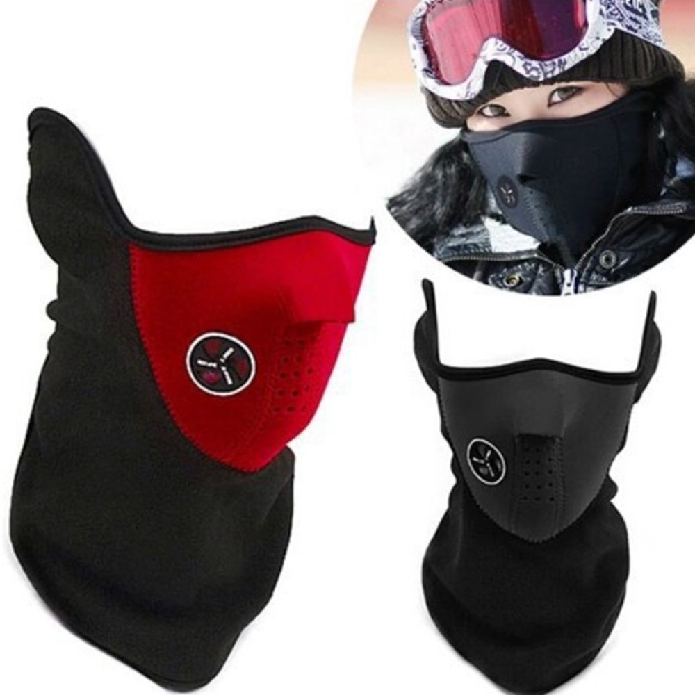 Unisex Motorcycle Warm Mask Neck Warm Snowboard Bike Riding Mask Scarf Accessories Windproof Outdoor Sports Ski Cycling Bicycle O-5-1