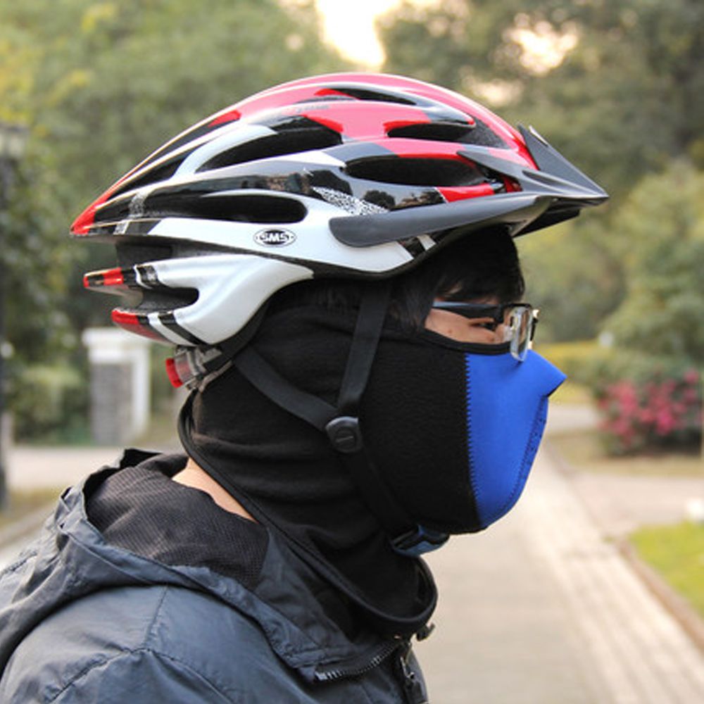 Unisex Motorcycle Warm Mask Neck Warm Snowboard Bike Riding Mask Scarf Accessories Windproof Outdoor Sports Ski Cycling Bicycle O-5-1