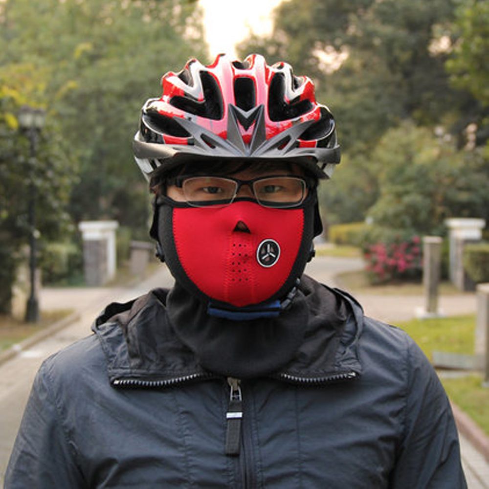 Unisex Motorcycle Warm Mask Neck Warm Snowboard Bike Riding Mask Scarf Accessories Windproof Outdoor Sports Ski Cycling Bicycle O-5-1