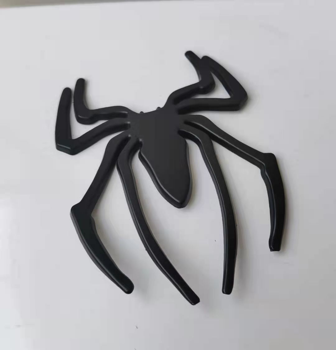 Three-dimensional Car Stickers Metal Spider Car Stickers Personalized Car Stickers Decorative Stickers A-1563