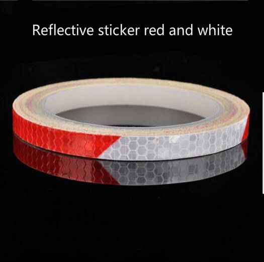 8 meters luminous safety equipment motorcycle car wheel body sticker bicycle reflective stickers J-11-5