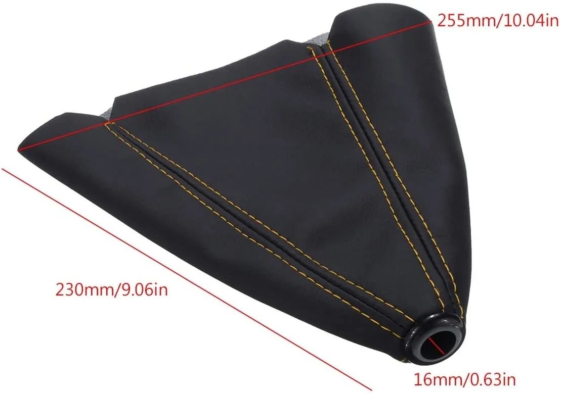 Universal PU Leather Car Gear Shift Collars Carbon Fiber Auto Car Manual Stick Shifter Knob Gear Shift Boot Cover Gaiter C-502
