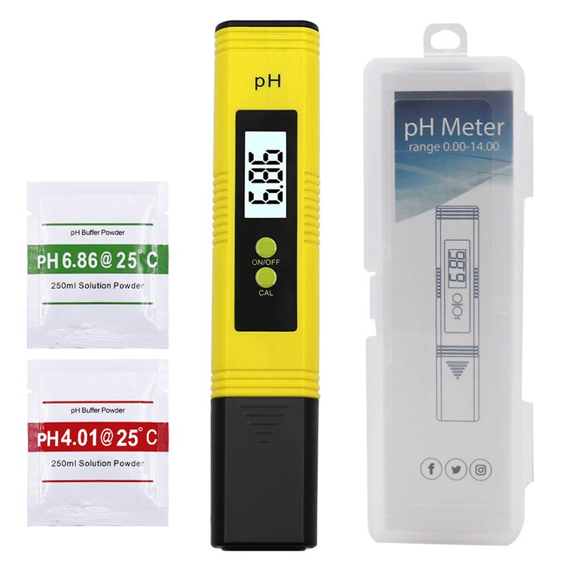 Shawty 1pc 0-14 PH Test Pen, Water Quality Tester, Portable High Precision PH Acidity Meter, Pocket Portable PH Meter Tester Wit C-393