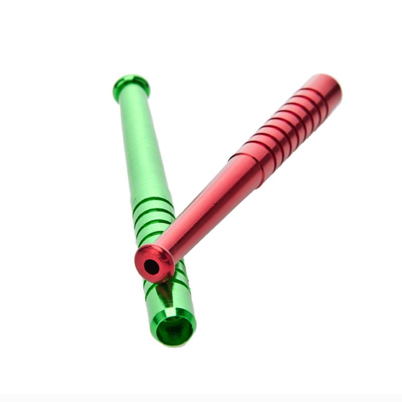 1pc Creative Aluminum Alloy Baseball pipe, personalized mini portable metal pipe E-1224