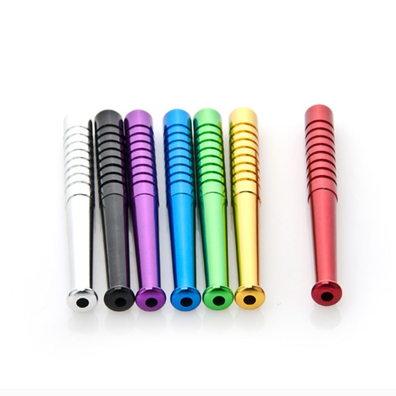 1pc Creative Aluminum Alloy Baseball pipe, personalized mini portable metal pipe E-1224