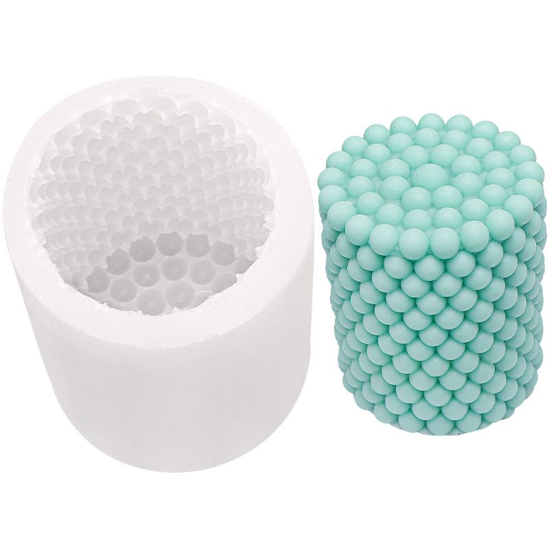3d Cylinder Candle Mold Diy Silicone Candle Mold Cake Resin Molds 3d Art Wax Candle Making Mould Silicone Handmade
 Soap Molds E-1316