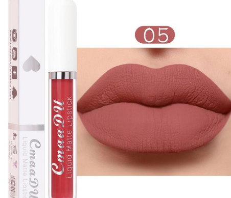 Cmaadu 18 Colors Waterproof Liquid Lipsticks Lip Makeup Matte Velvet Lipstick Lip Gloss Cosmetic Nude Long Lasting Cosmestics  B2-688 view 9
