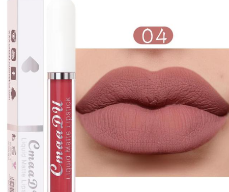 Cmaadu 18 Colors Waterproof Liquid Lipsticks Lip Makeup Matte Velvet Lipstick Lip Gloss Cosmetic Nude Long Lasting Cosmestics  B2-688 view 8
