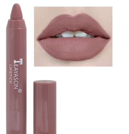 Matte lipstick 12 colors waterproof long lasting sexy red lipstick makeup B2-582 view 2