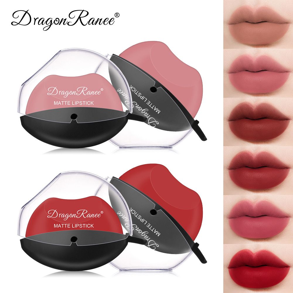 Matte Lipstick Easy To Use Lip Lipstick Waterproof Long Lasting High Pigmented Non-stick Cup Lip Gloss Fashion Girls Lip Makeup  B2-914