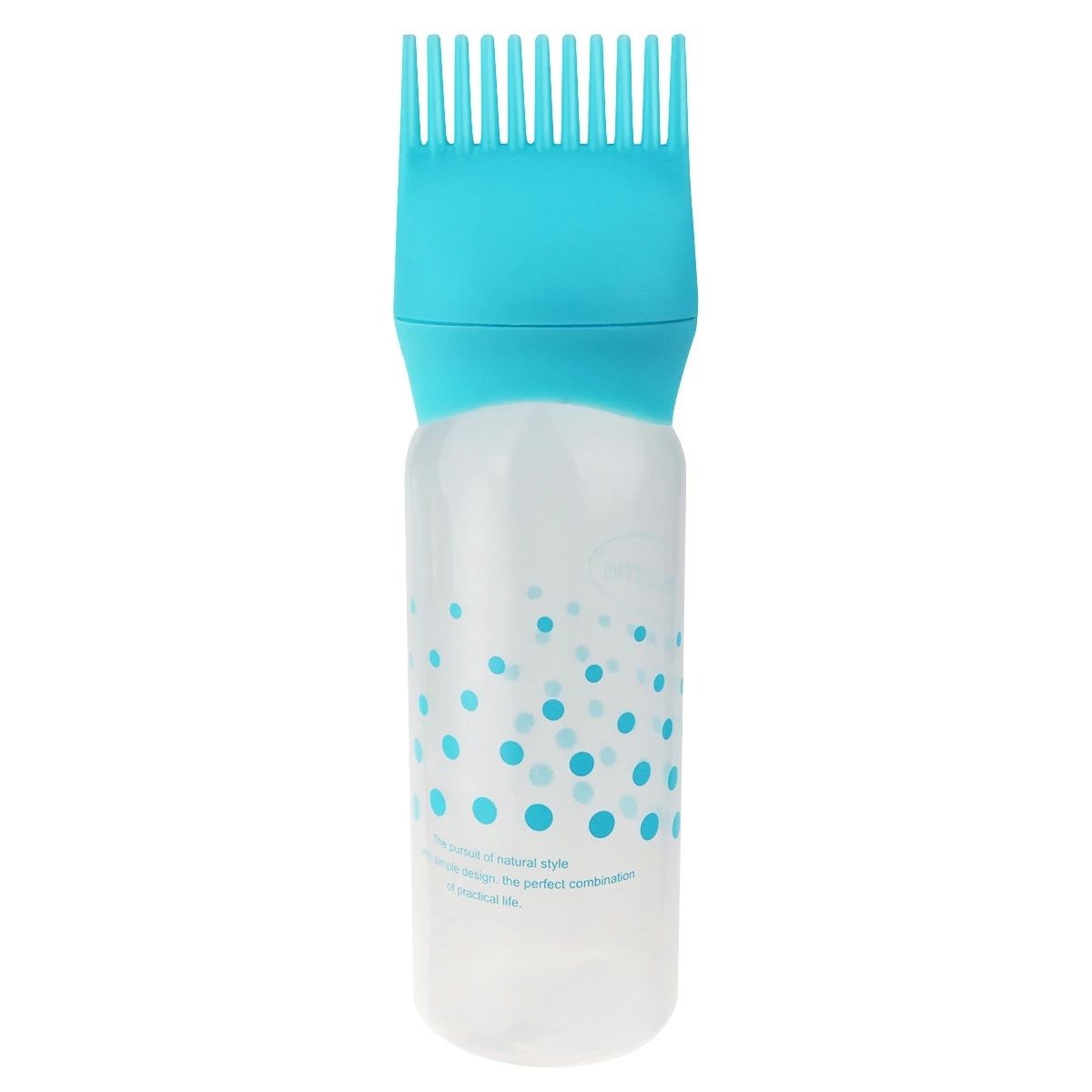 Shampoo Bottle Plastic Oil Comb Applicator Bottle Large Capacity Dispensing Salon Hair Color Styling Accessories