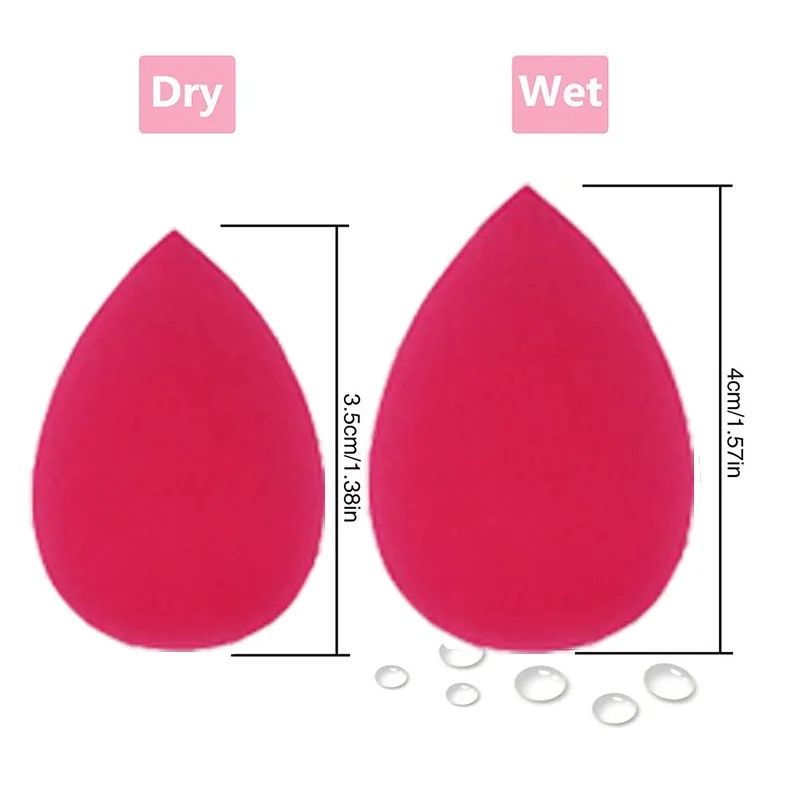 6pcs Mini Makeup Sponge Powder Puff Beauty Sponge for Makeup Concealer Liquid Foundation Face Cosmetic Puff Make Up Sponge