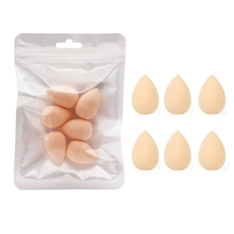 6pcs Mini Makeup Sponge Powder Puff Beauty Sponge for Makeup Concealer Liquid Foundation Face Cosmetic Puff Make Up Sponge