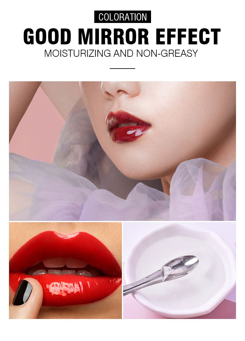 Langmanni Clear Lip Gloss Base Oil Non-Stick DIY Transparent Lipstick Raw Material Gel Lips Pump Makeup Cosmetics 50ml B2-552