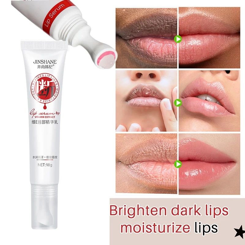 Fast Lightening Pink Mouth Lips Serum Bleaching Permanent Pinkish Moisturizing Lighten Dark Lip Balm Gloss Lipstick Lip Mask13ML B2-916