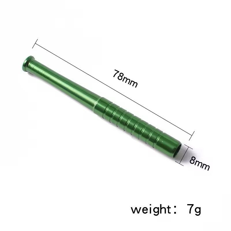 1pc Creative Aluminum Alloy Baseball pipe, personalized mini portable metal pipe E-1224