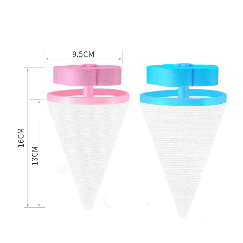 1pc Washing machine hair remover decontamination filter sponge flower shape net bag cleaning hair filterE-753