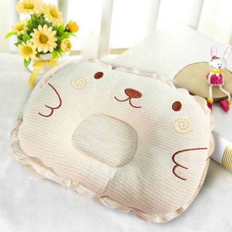 Natural organic colored cotton baby styling pillow Baby pillow Newborn cotton pillow anti-head baby pillow L--14