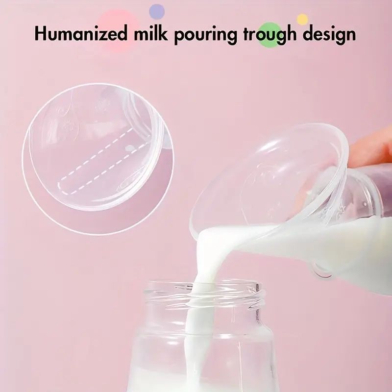 Manual Silicone Breast Pump, Food Grade Breast Milk Collector L---16