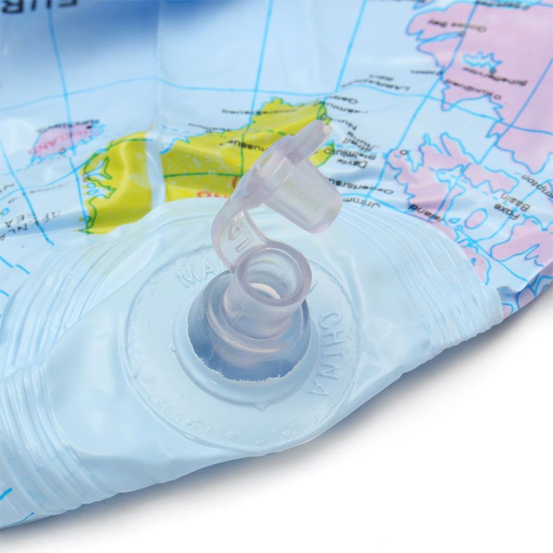 16 inch early education inflatable earth world geography earth map balloon toy beach ball language learning tool C-417